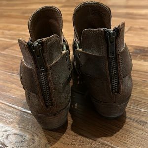 Frye leather ankle boots, size 8.5